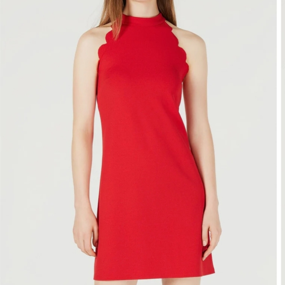 Cute cutout red dress